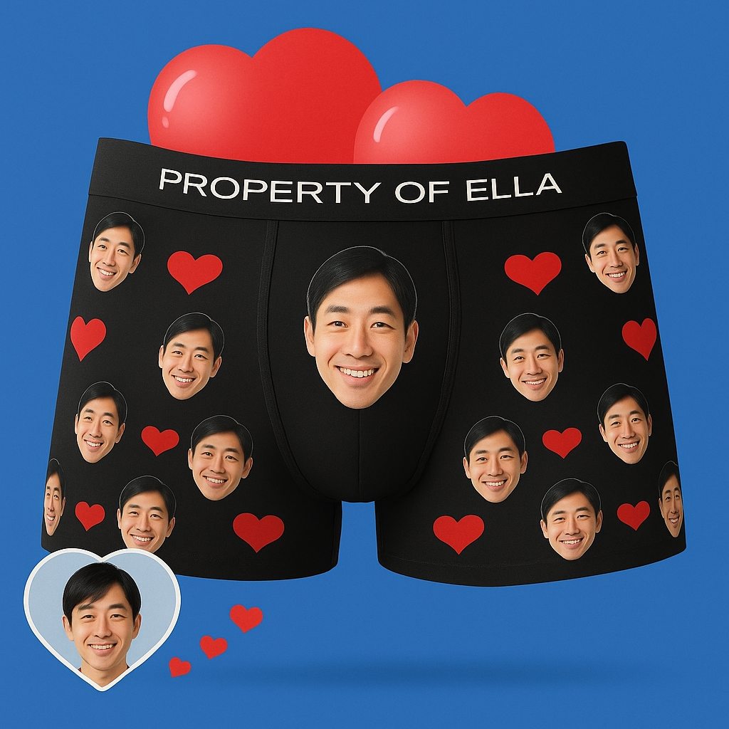 父の日の贈り物最高のロマンチックギフト- カスタムボクサーパンツ