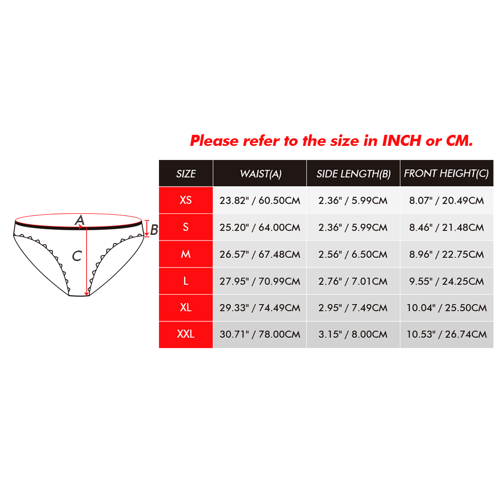 Custom Heart Face Panties -Myfacesocksjp