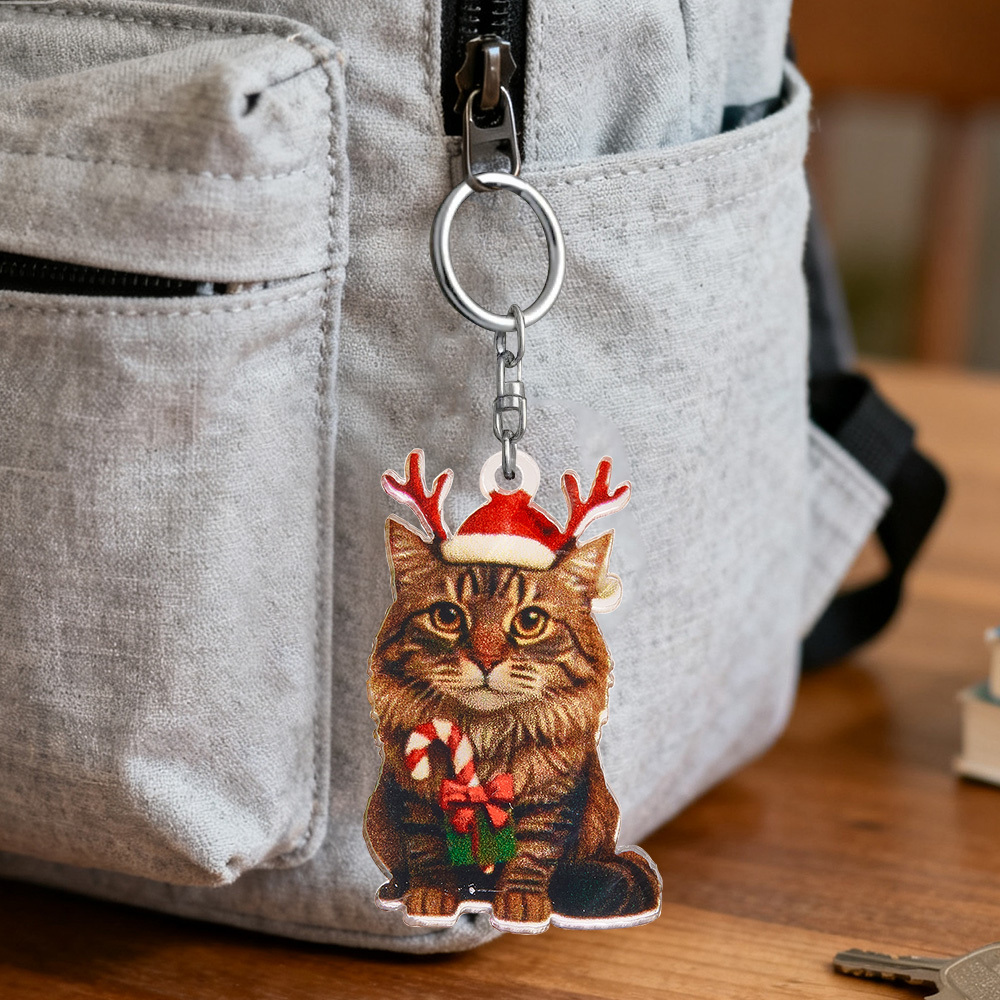 カスタムフィギュアキーホルダー パーソナライズされたアクリル漫画キーホルダー 写真バッグチャーム 赤ちゃんの誕生ギフトのためのユニークな記念品ギフト-6