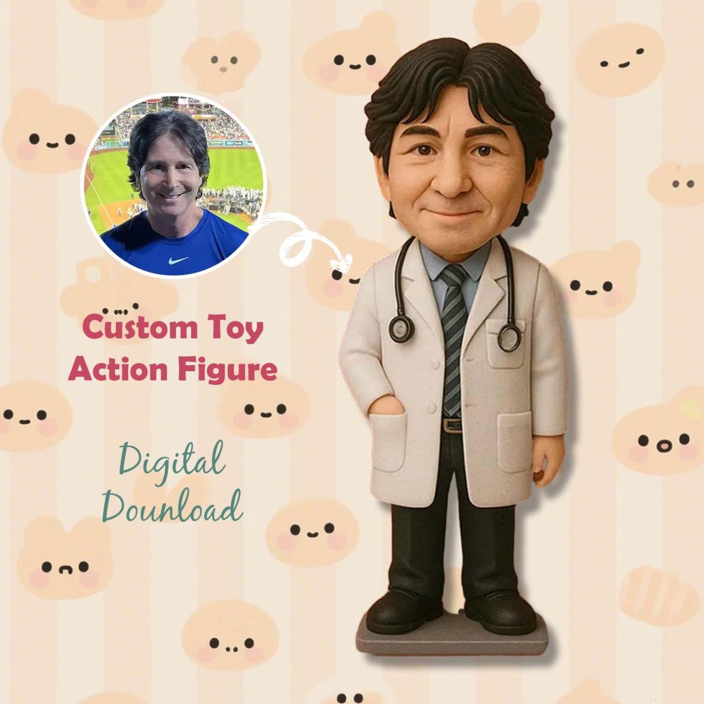 母の日カスタムアクションフィギュア – Ai Photoのパーソナライズキャラクターフィギュア – 3dプリント – お母さんへのプレゼントに最適-1