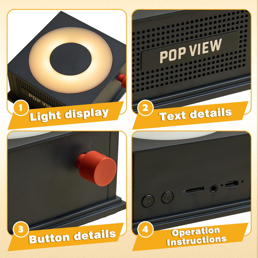 ミニスピーカーナイトライト - 