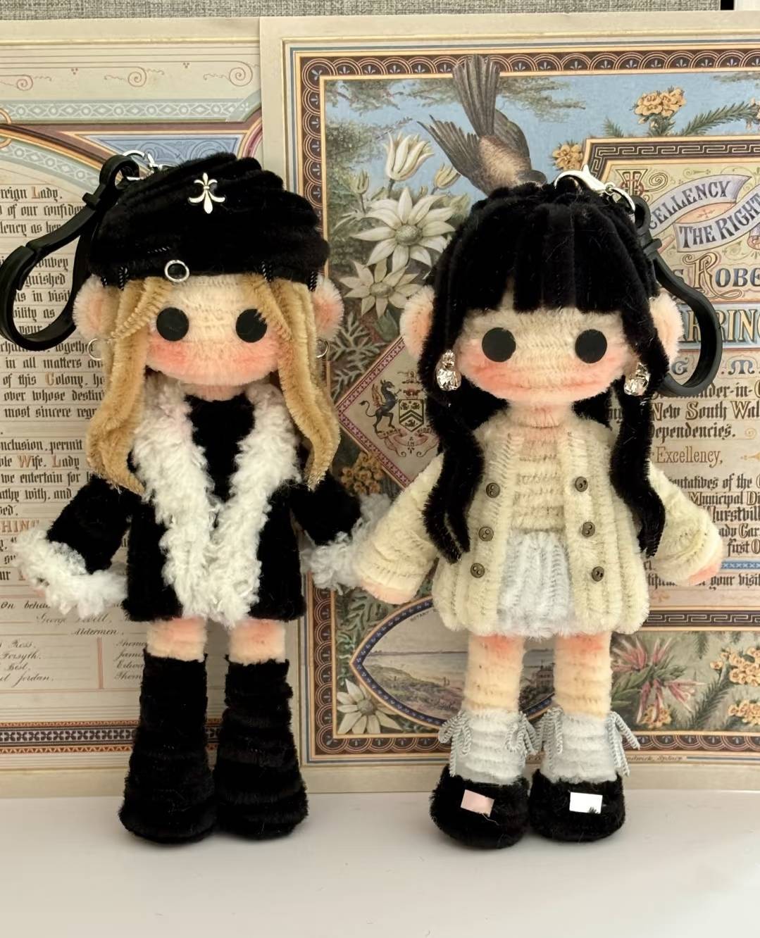 ツイストスティックプライベートカスタマイズされた手作り人形は、写真に従ってカスタマイズでき、手作りのdiy装飾品、誕生日プレゼント