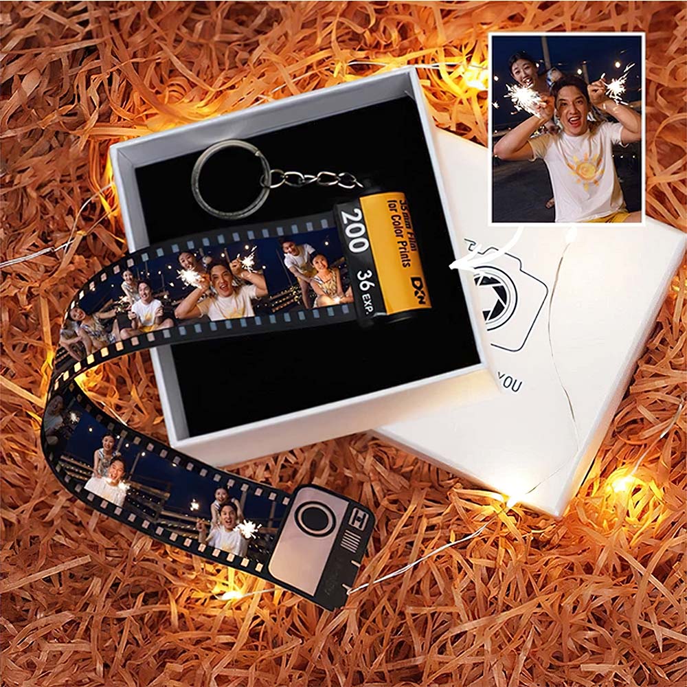 母の日の贈り物カスタムカメラロールキーホルダー-母の日プレゼントロマンチックなギフト恋人誕生日プレゼントバレンタインデープレゼント