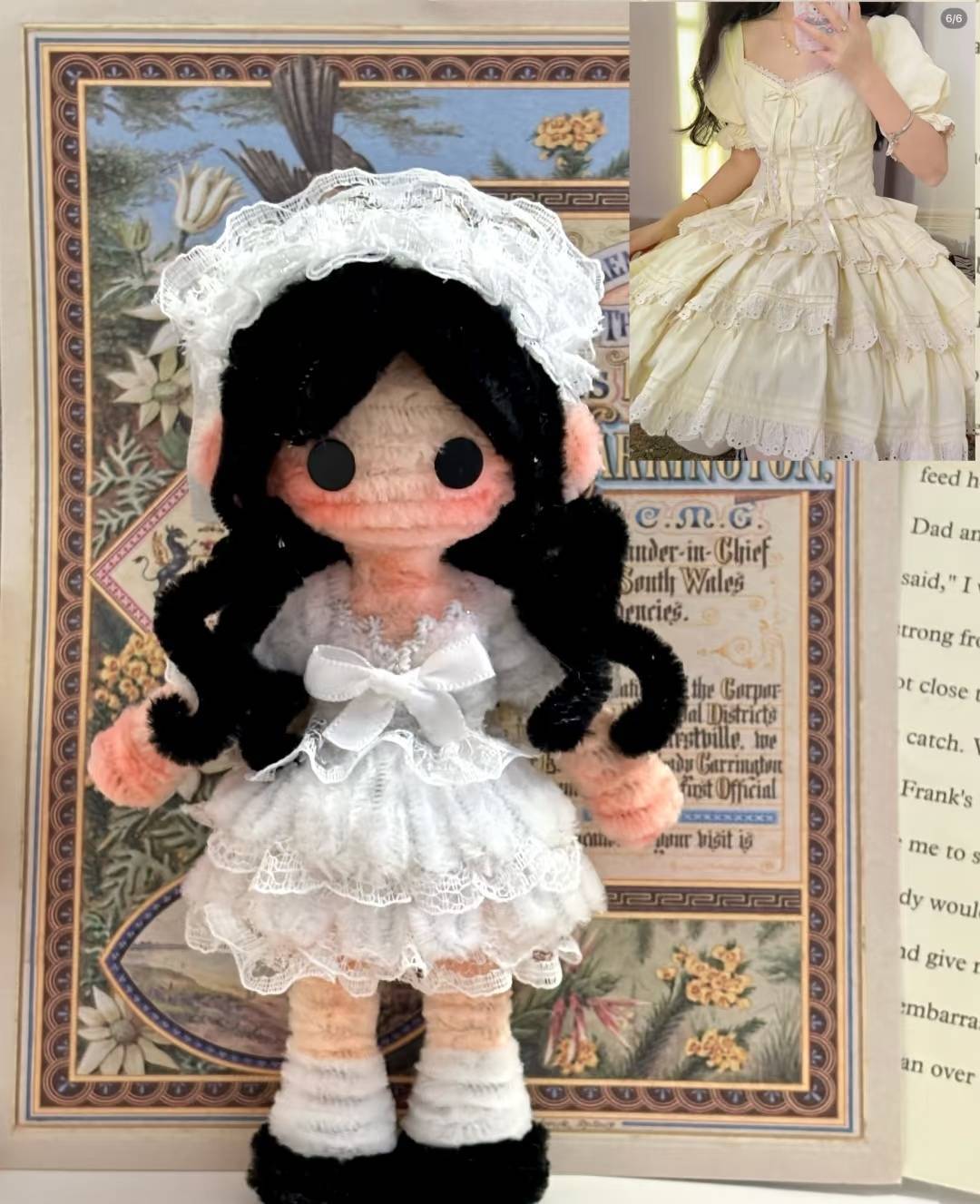 ツイストスティックプライベートカスタマイズされた手作り人形は、写真に従ってカスタマイズでき、手作りのdiy装飾品、誕生日プレゼント