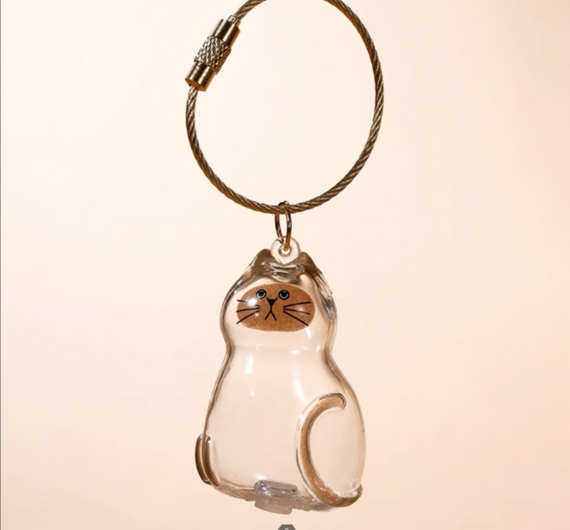 6個入り ペット用品 1点￥799 うちの子キーホルダー 猫の毛収納