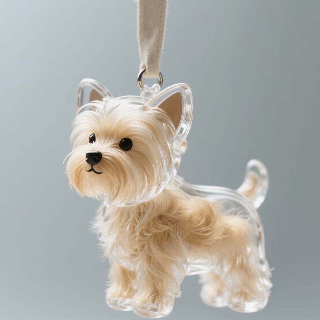 犬の毛のコレクターキーホルダーバッグチャームメモリアル収納ボックスセンチメンタルペットの毛の保管に最適犬好きへのギフト - 