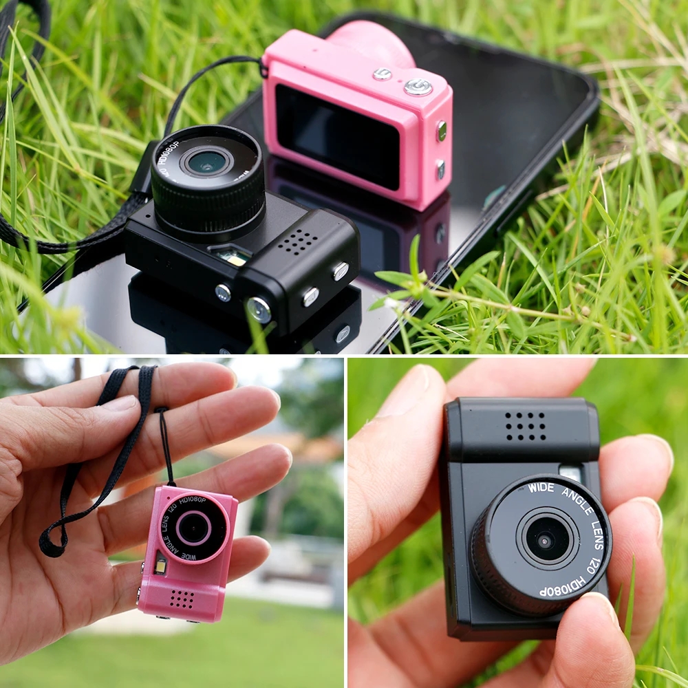 ミニ小型カメラ8gインスタントカメラは持ち運び専用の高解像度ピクセルで写真を撮ることができます - MademineJP