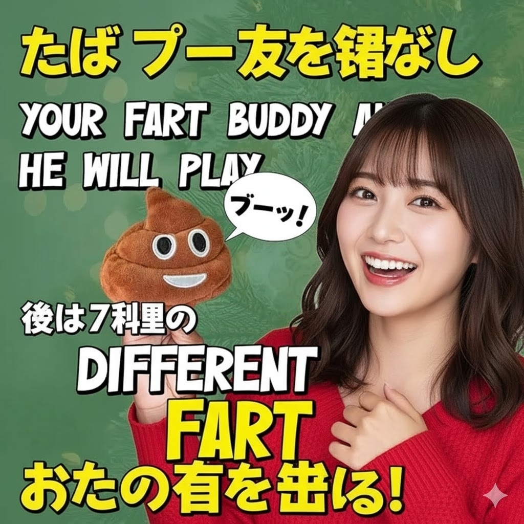 面白いぬいぐるみうんちおもちゃ,おならの音付き - 子供とティーン向けの陽気なギャグギフト - 面白いクリスマスプレゼント,靴下に入れるプレゼント,シークレットサンタに最適 - 笑いと楽しみのための丈夫なおもちゃ,4 X 4.5