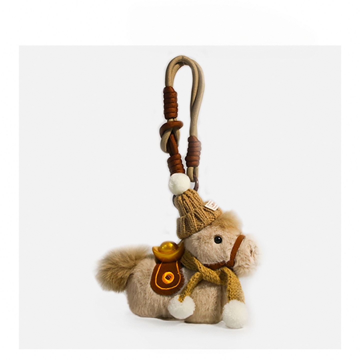 馬年ラッキーキーホルダー 2026 新年ギフト 彼へのポニーチャーム