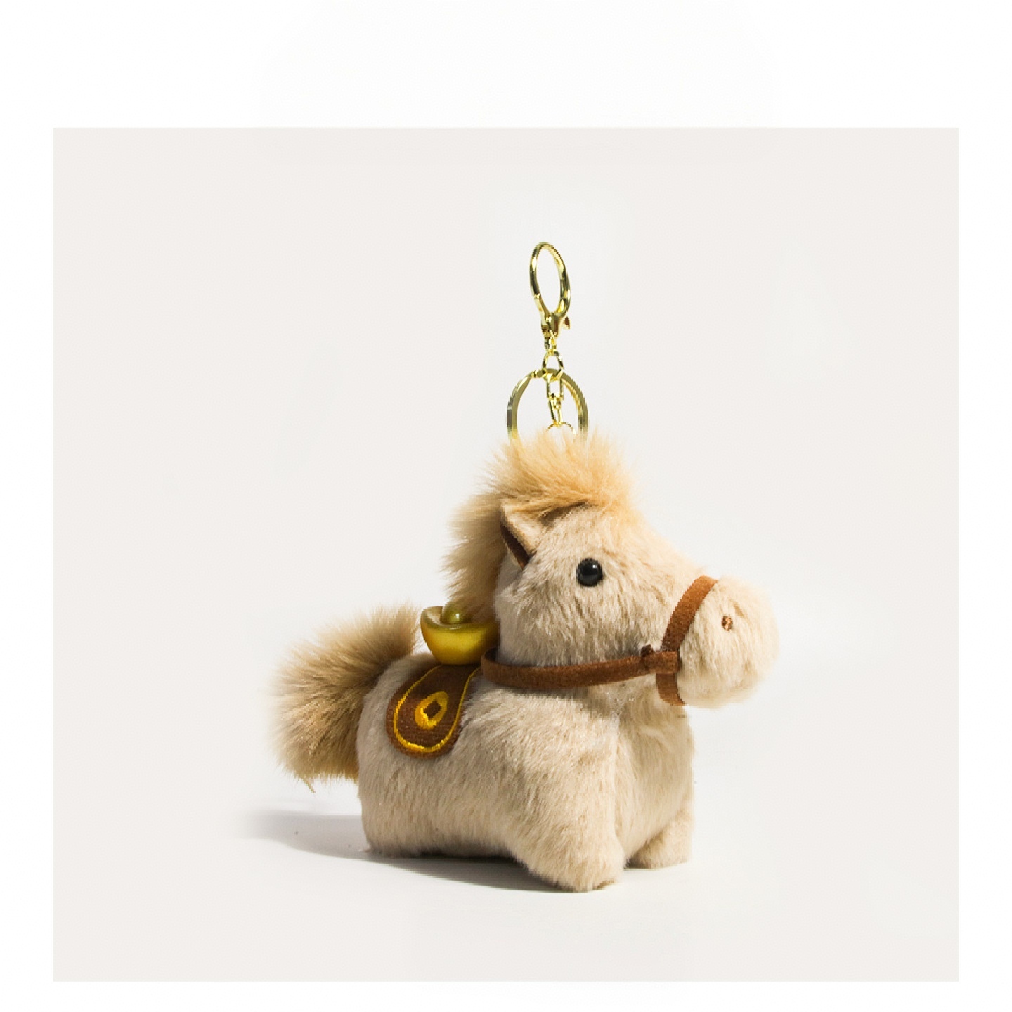 馬年ラッキーキーホルダー 2026 新年ギフト 彼へのポニーチャーム