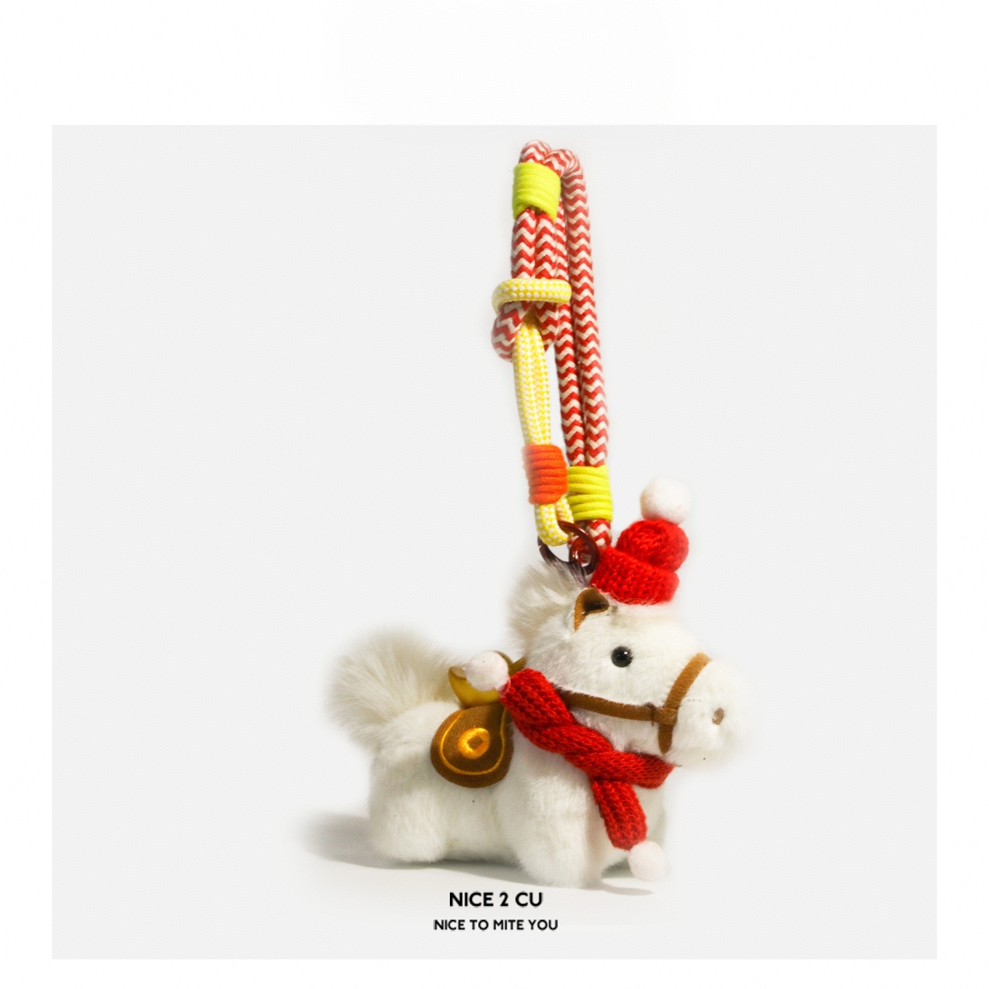 馬年ラッキーキーホルダー 2026 新年ギフト 彼へのポニーチャーム