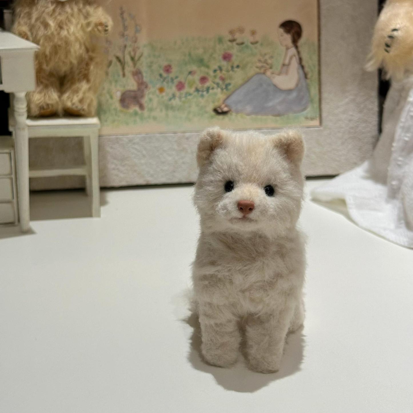 パーソナライズドペットキーホルダー｜写真から作るロングパイルぬいぐるみチャーム