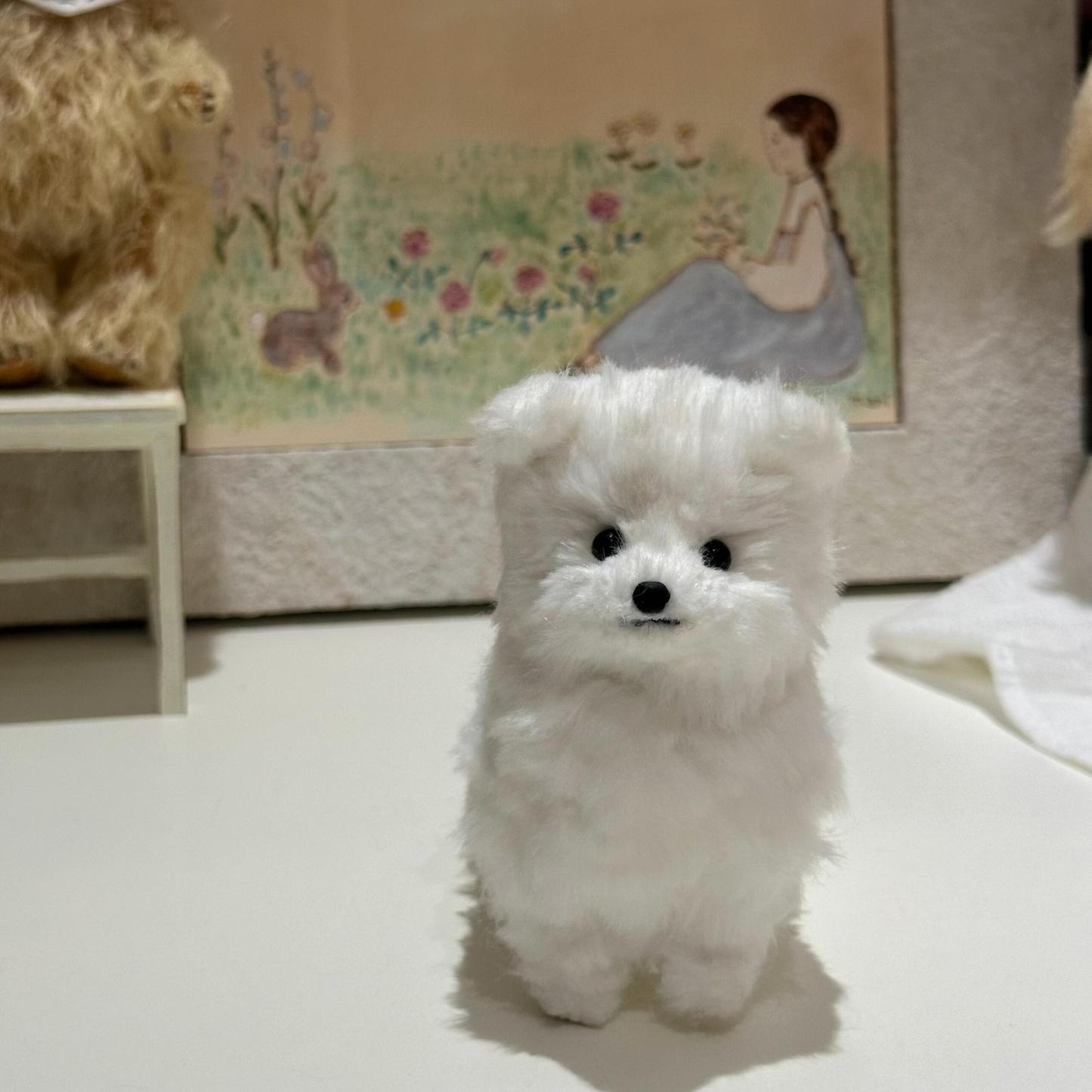 パーソナライズドペットキーホルダー｜写真から作るロングパイルぬいぐるみチャーム