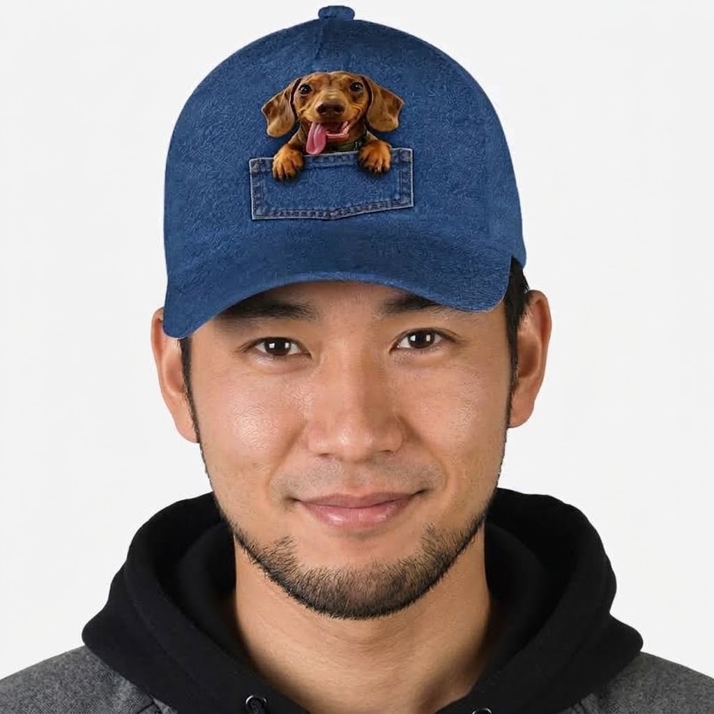 愛犬の名前入りキャップ｜名入れできるクラシックベースボールキャップ オリジナルペットネーム帽子 愛犬家へのギフト