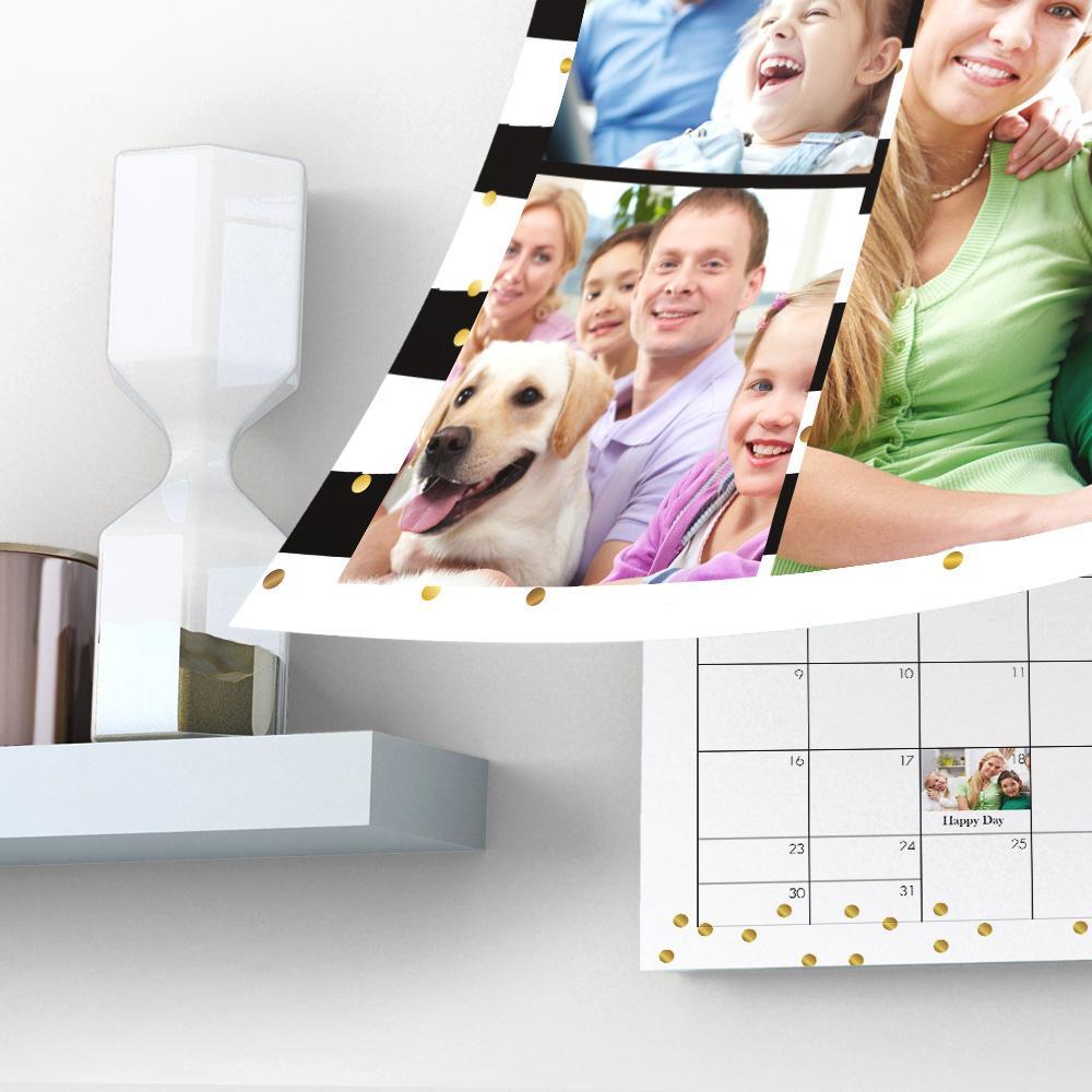 カスタム壁掛けフォトカレンダーお父さんに喜ばれる