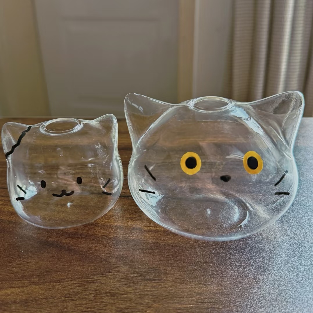 透明なペットの毛の記念ボトル 猫の毛の思い出の瓶 猫好きの方への心のこもった贈り物