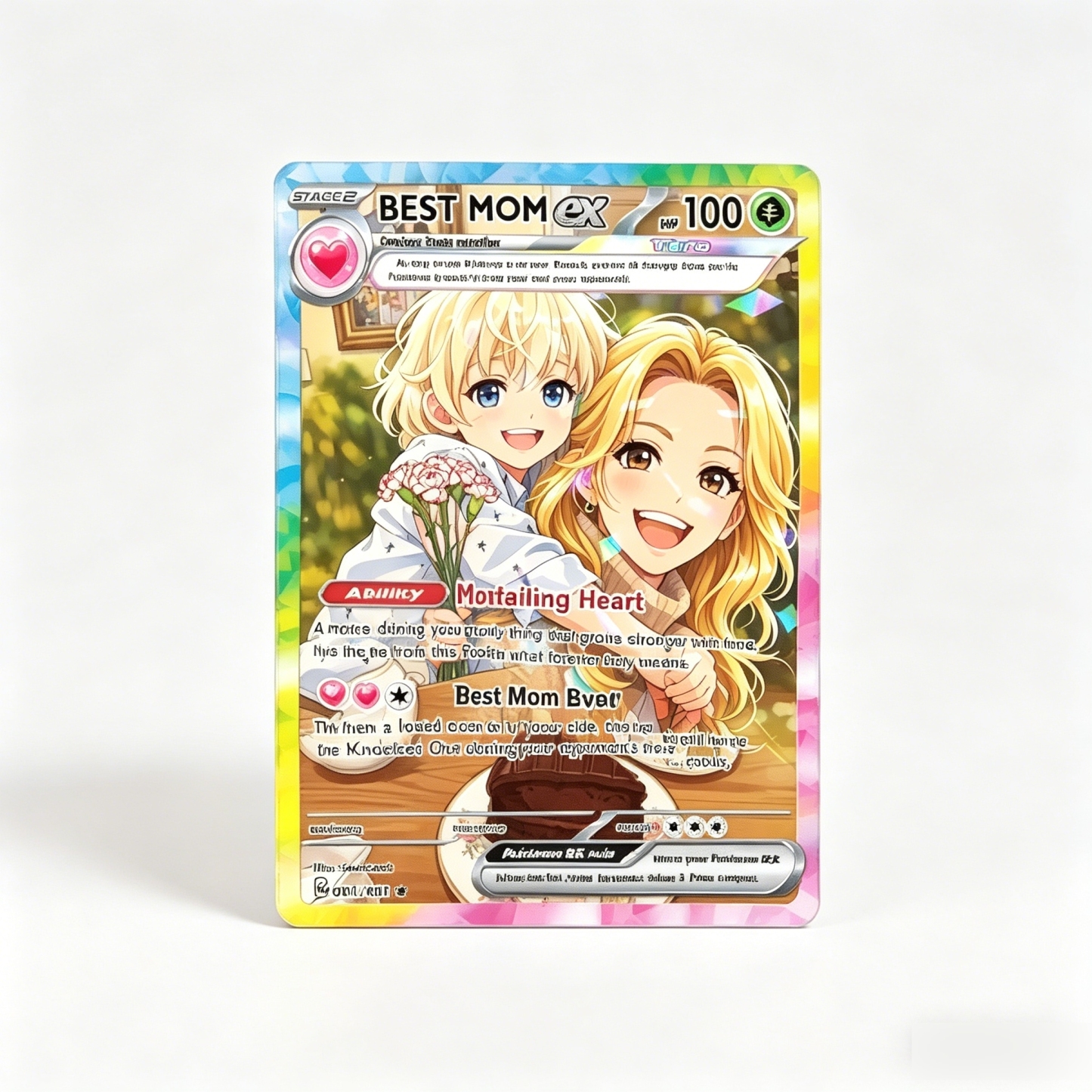 カスタム母の日トレーディングカード,カスタムフォトカード,お母さんへのギフト,母の日ギフト - 