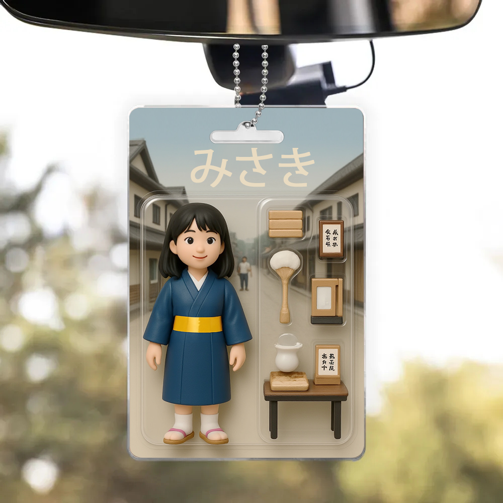 3d 効果アクションフィギュアパック包装おもちゃ箱スタイルアートギフトパーソナライズされたアクリル車のハンガー
