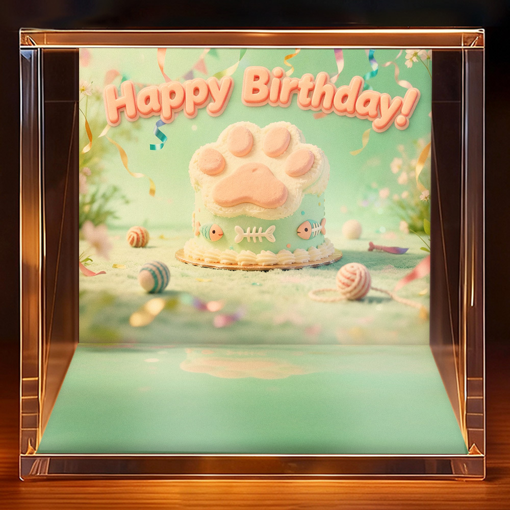 猫の誕生日スタイル1 - 