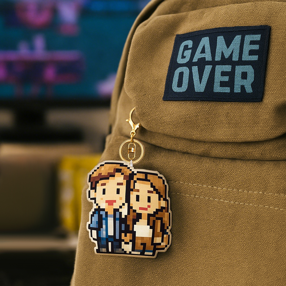 パーソナライズされたかわいい人形のフィギュアキーホルダー パーソナライズされたかわいい人形のキーホルダー かわいいミニ漫画キャラクターキーホルダー - 