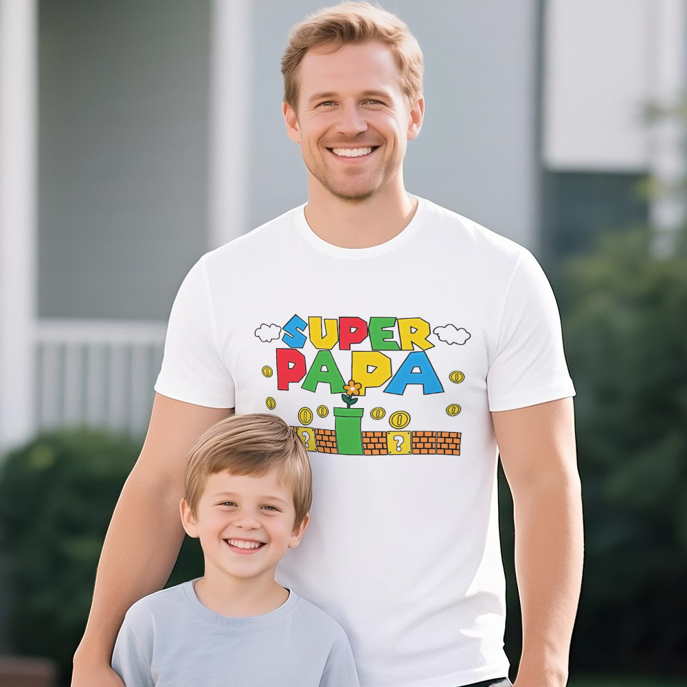 父へのギフトtシャツ パパへのギフトシャツ 父の日用パパシャツ - 