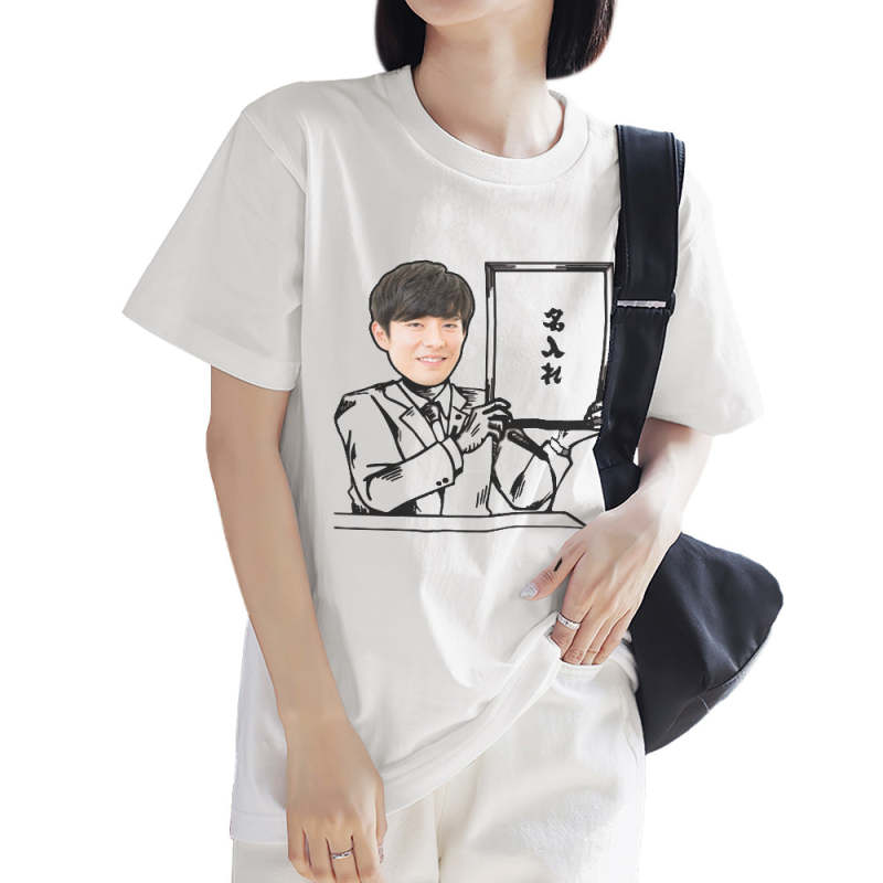 オーダー受付中☆名前Tシャツ 語録Tシャツ前後プリント / とやまソフトセンター