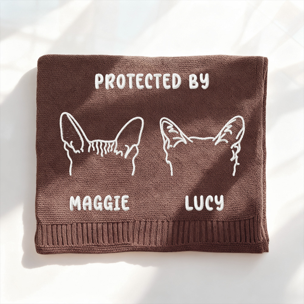 ペット愛好家のためのカスタム刺繍ペット肖像織りスカーフパーソナライズ犬用マフラー - 