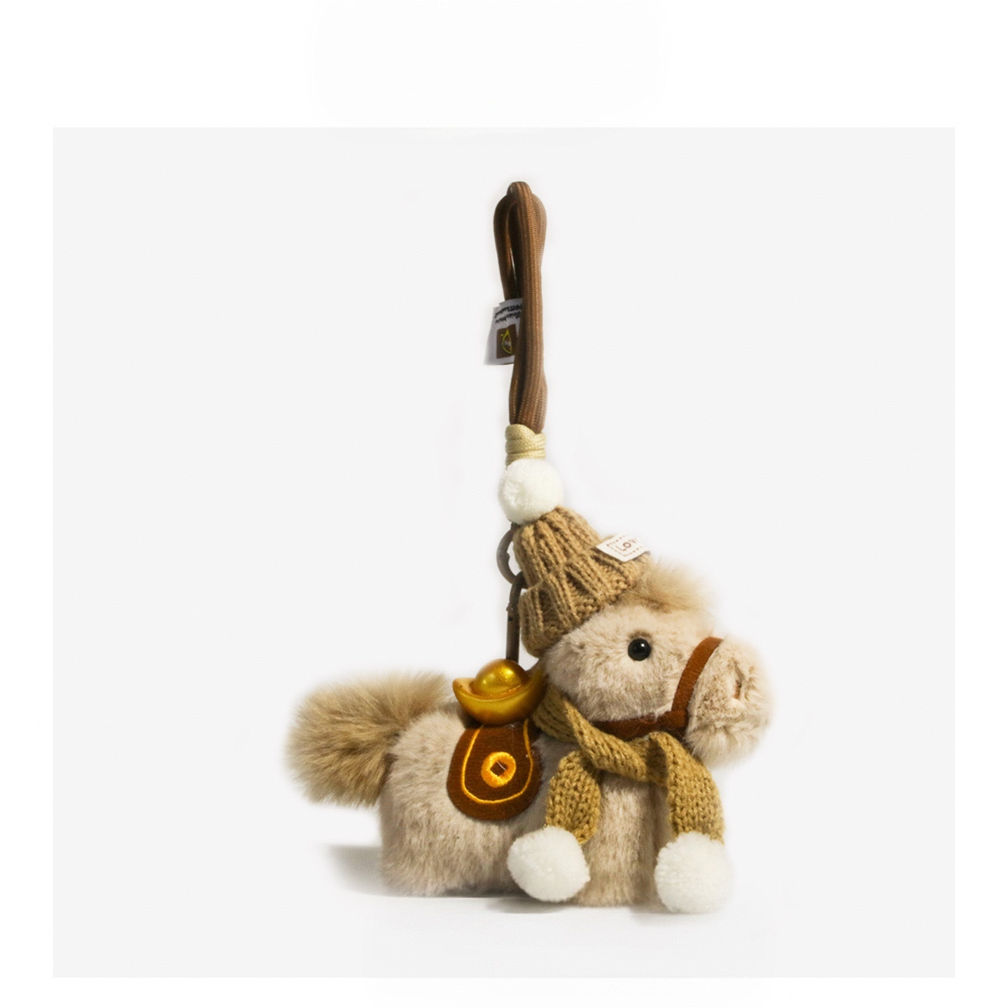 馬年ラッキーキーホルダー 2026 新年ギフト 彼へのポニーチャーム