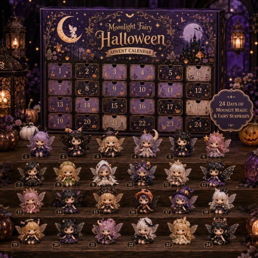 ハロウィン アドベントカレンダー 24日間｜ミニフィギュア カウントダウンカレンダー ブラインドボックス ハロウィン飾り コレクション