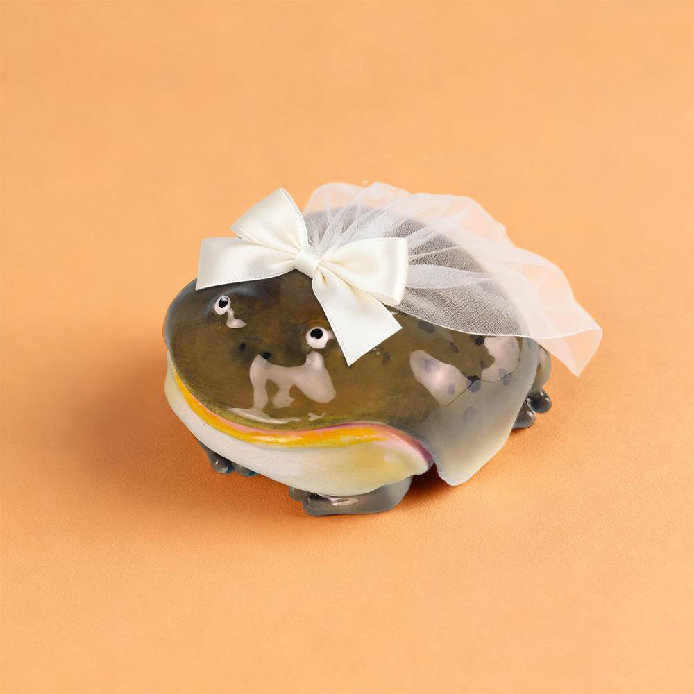 かわいいカエルのairpodsケース,小さな三つ編み付き,クリエイティブなシリコン製イヤホンカバー,airpods Pro保護ケース - 