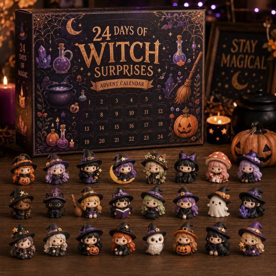 ハロウィン アドベントカレンダー 24日間｜ミニフィギュア カウントダウンカレンダー ブラインドボックス ハロウィン飾り コレクション