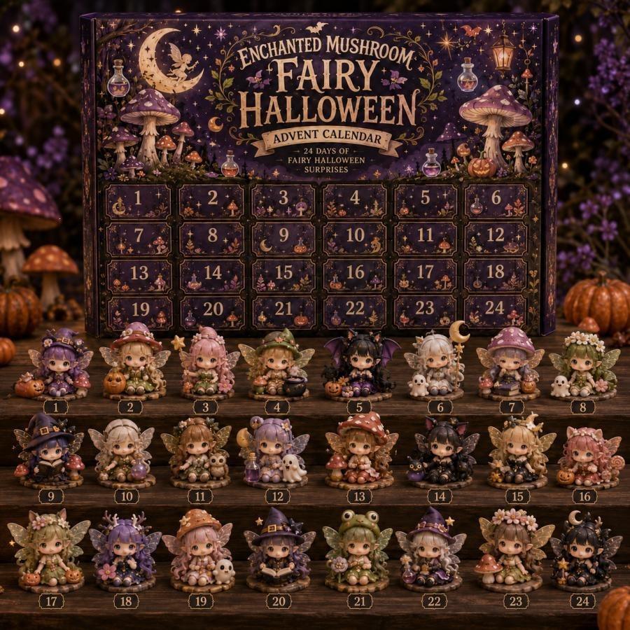 ハロウィン アドベントカレンダー 24日間｜ミニフィギュア カウントダウンカレンダー ブラインドボックス ハロウィン飾り コレクション