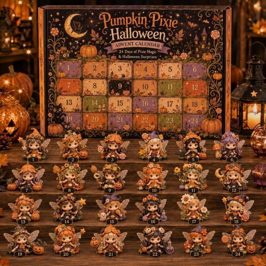 ハロウィン アドベントカレンダー 24日間｜ミニフィギュア カウントダウンカレンダー ブラインドボックス ハロウィン飾り コレクション