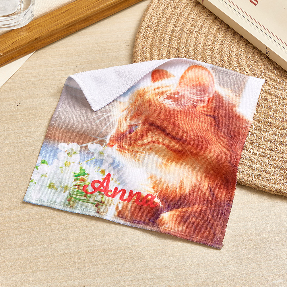 名入れハンカチ カスタマイズハンカチ カスタマイズベビーハンカチ ペット誕生祝福 結婚祝福 記念日 誕生日プレゼント ギフト