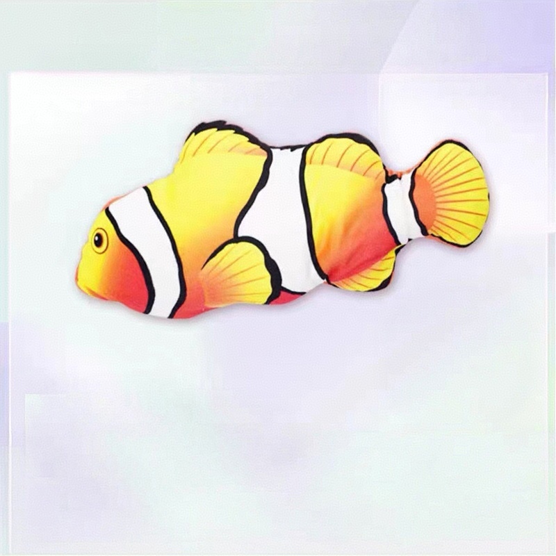 面白いバタバタ魚のおもちゃ 電動で揺れるぬいぐるみ 子供用 インタラクティブ ジャンピング ペットおもちゃ 赤ちゃんを落ち着かせるおもちゃ - 