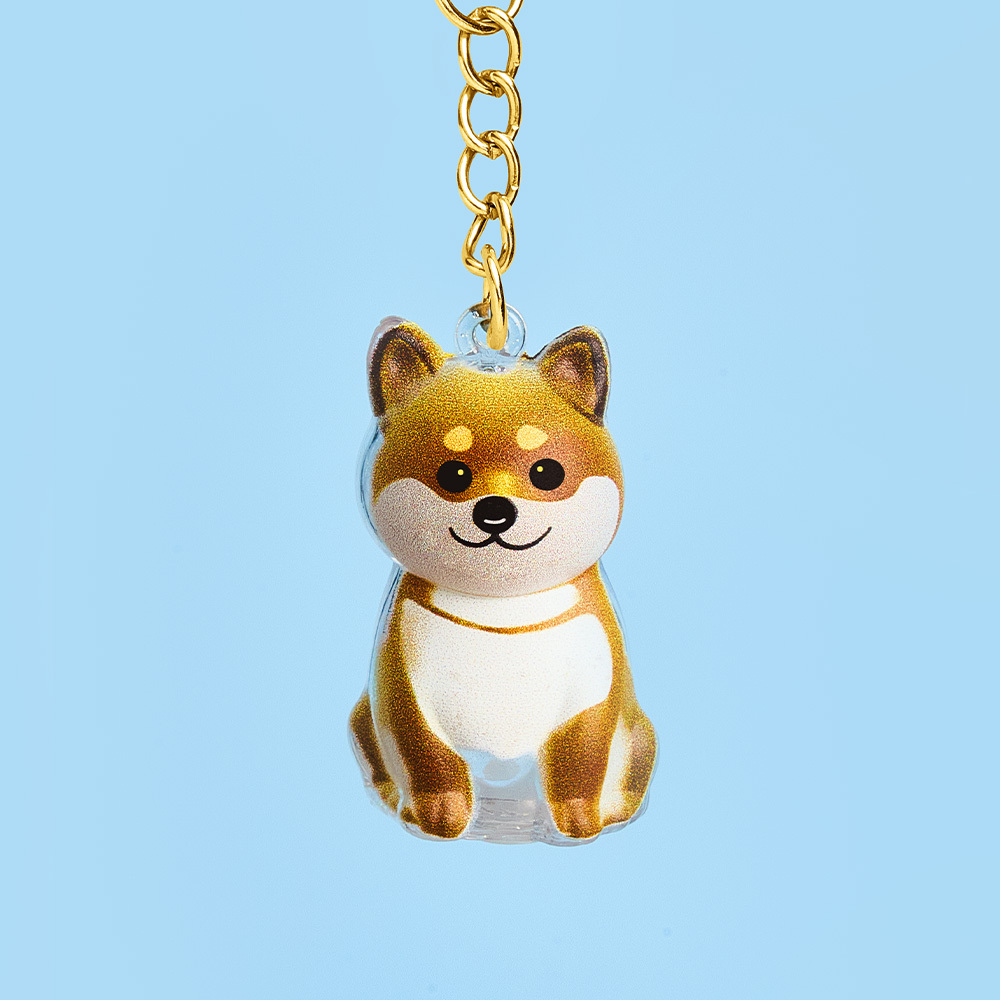 犬の毛のコレクターキーホルダーバッグチャームメモリアル収納ボックスセンチメンタルペットの毛の保管に最適犬好きへのギフト - 