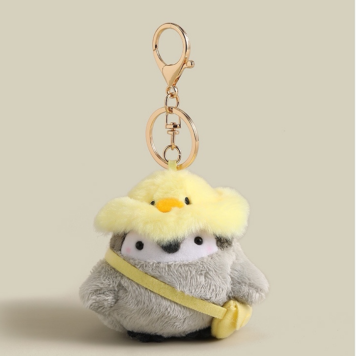 かわいいペンギンのぬいぐるみキーホルダー.かわいいペンギンのキーホルダー.彼女への素敵なギフト. - 