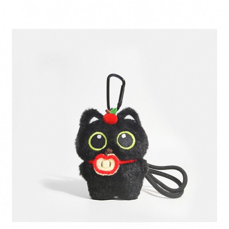 かわいい猫のキーホルダー ソフトキティバッグチャーム 猫好きへのクリスマスプレゼント - 