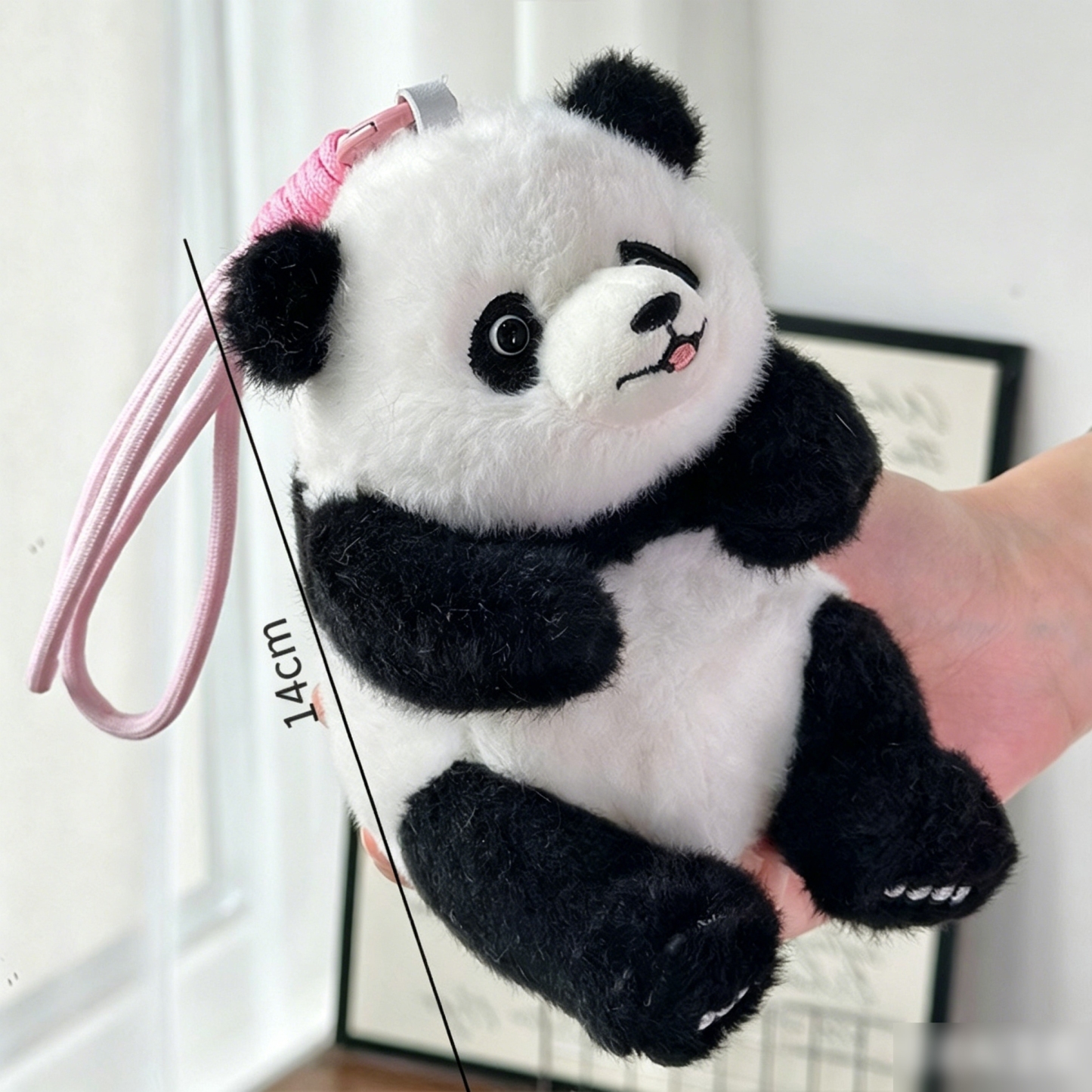 かわいい動物ぬいぐるみキーホルダーパンダクマ牛豚かわいいぬいぐるみチャームバッグペンダントソフトミニぬいぐるみギフト子供のための - GetPhotoBanketJP