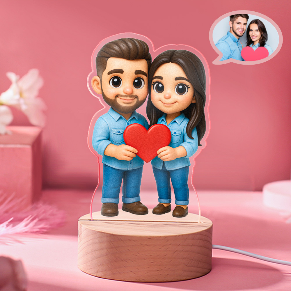 父の日ギフト カスタマイズ可能な漫画キャラクターナイトライト お父さんや大切な人へのプレゼントに最適 - 