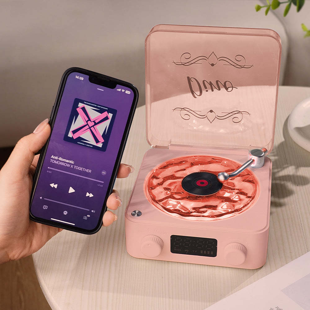 家族や友人のためのカスタマイズされた名前 Bluetooth 睡眠補助スピーカー オルゴール ギフト -