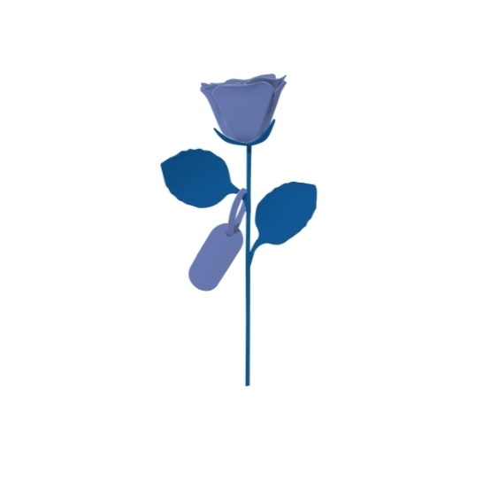 カスタムレザーローズ 名前入り 愛する人への永遠の贈り物