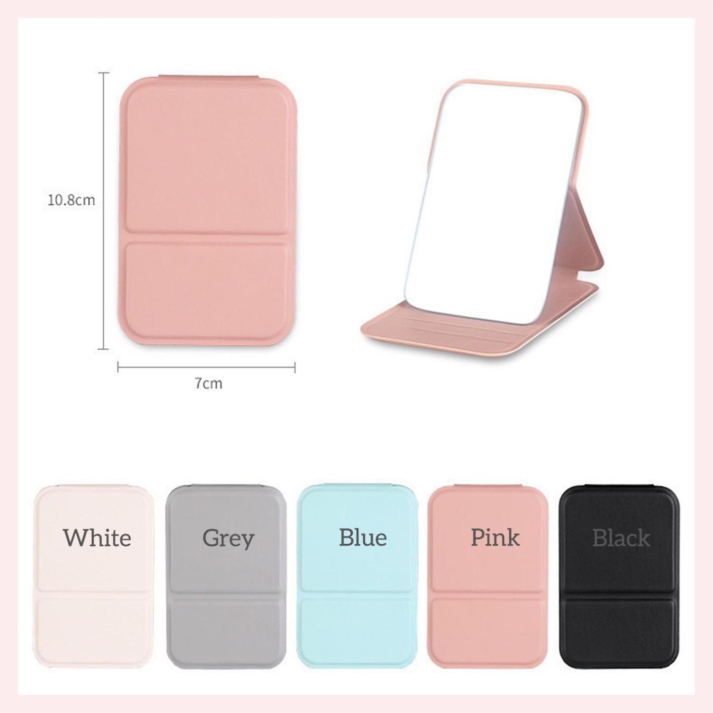 パーソナライズされたメイクアップミラー 母の日ギフト 名前入りポケットミラー カスタム折りたたみ式メイクアップミラー