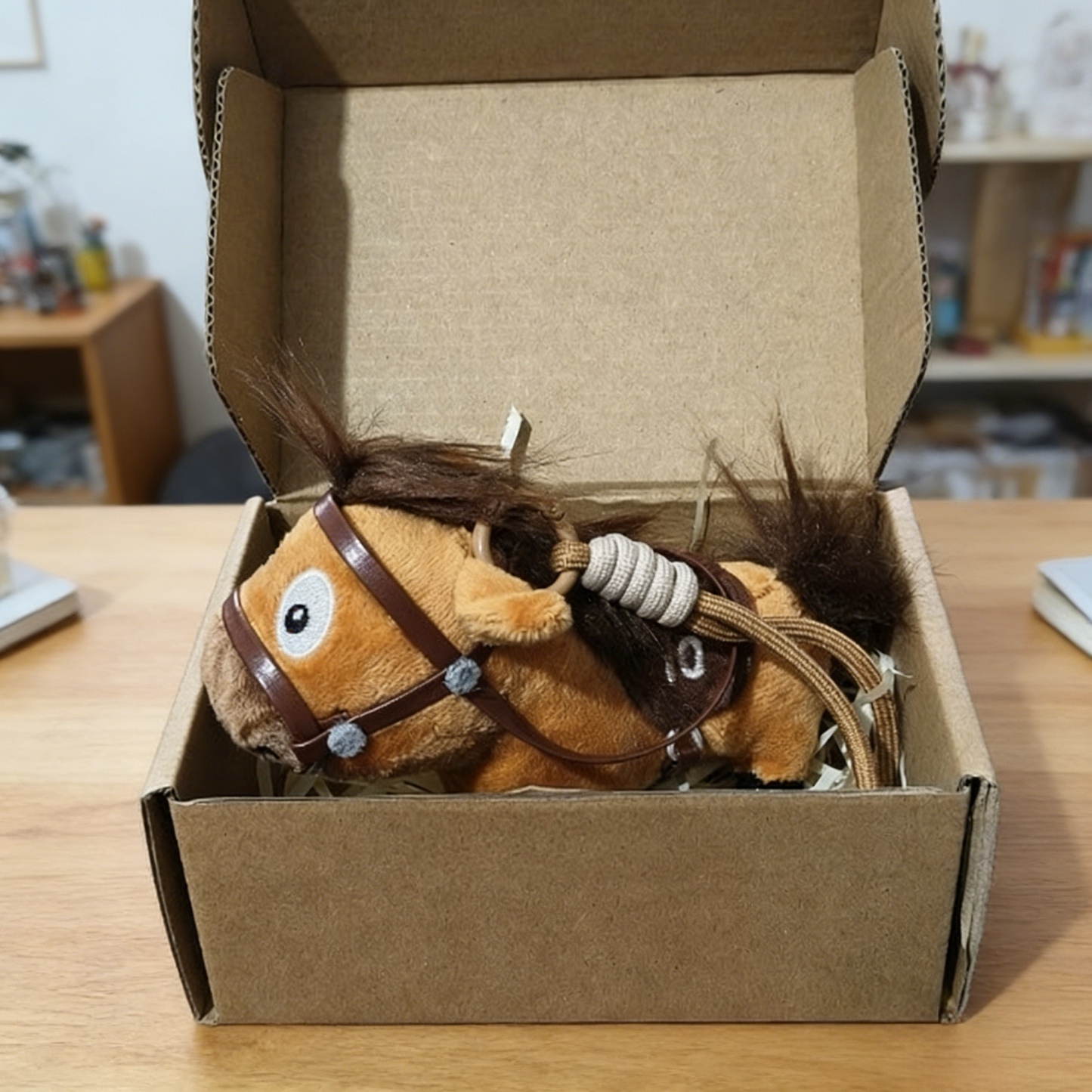 2026年幸運の星座馬ぬいぐるみキーチェーンかわいい馬人形バッグチャーム女の子友達への誕生日プレゼント