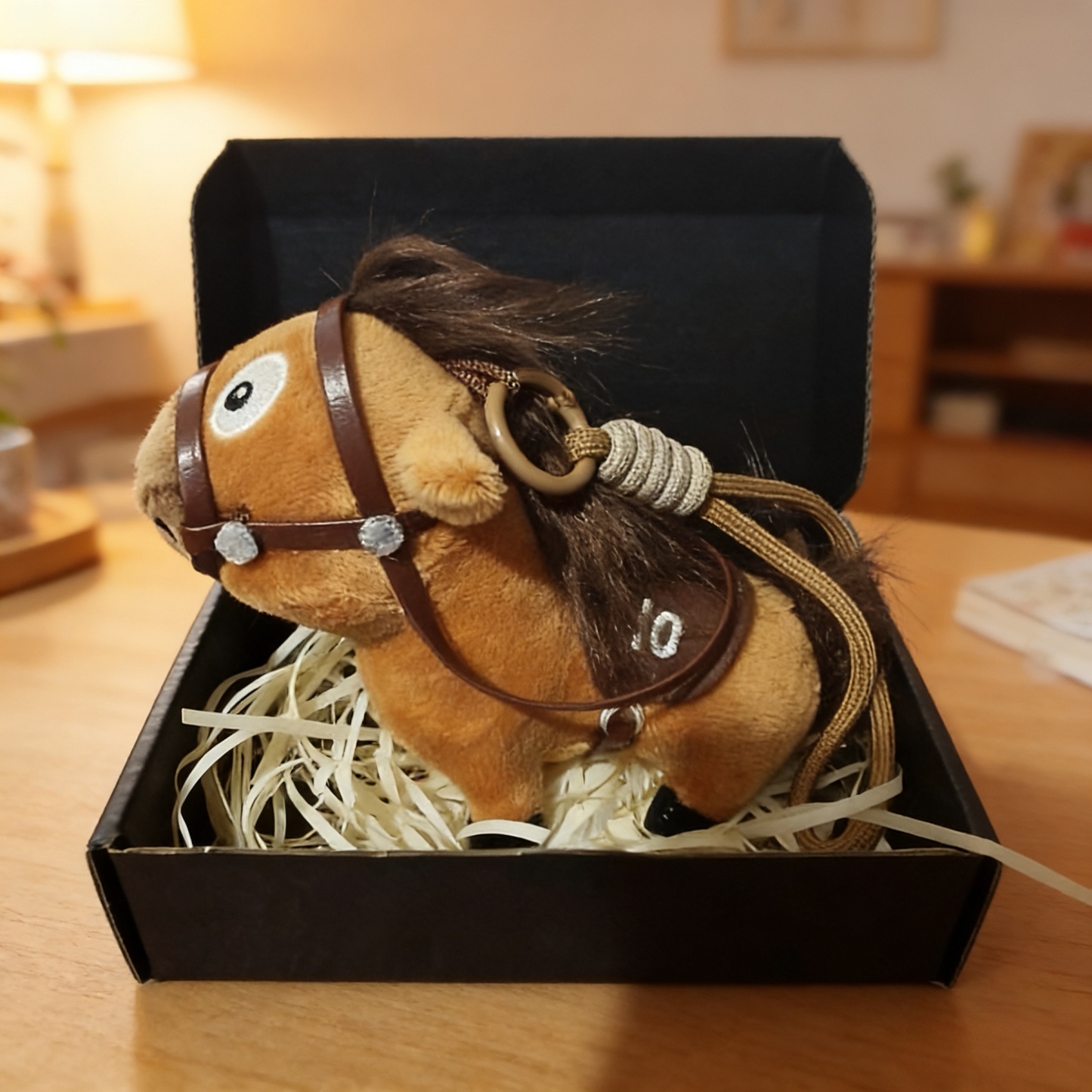 2026年幸運の星座馬ぬいぐるみキーチェーンかわいい馬人形バッグチャーム女の子友達への誕生日プレゼント