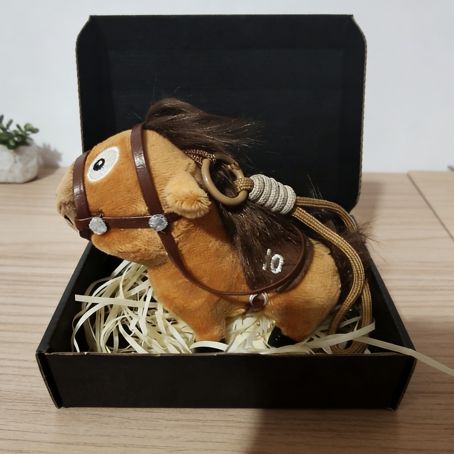 2026年幸運の星座馬ぬいぐるみキーチェーンかわいい馬人形バッグチャーム女の子友達への誕生日プレゼント