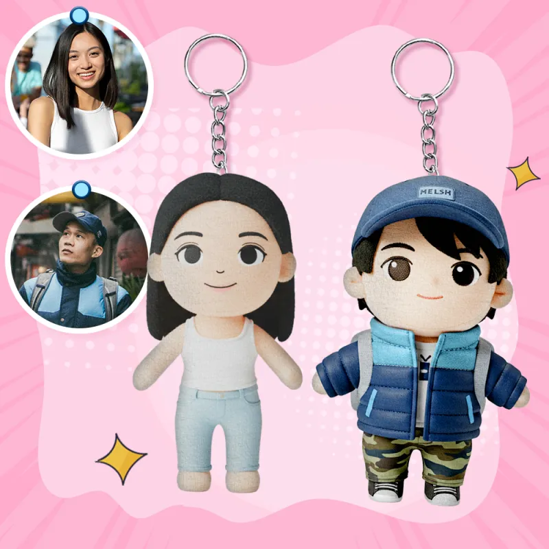 お母さんへの贈り物カスタム犬の写真ぬいぐるみ枕パーソナライズされた漫画ミニミーぬいぐるみ枕ペット愛好家へのギフト