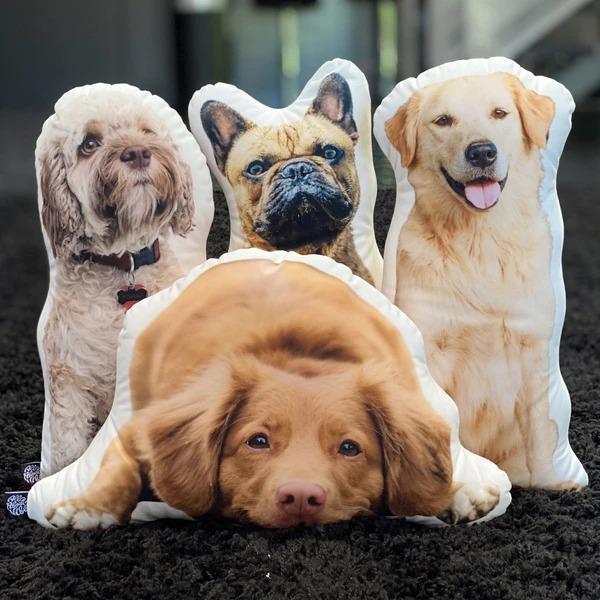 カスタム枕パーソナライズされた肖像画枕写真顔枕記念ギフト犬ペット
