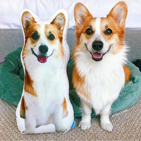 カスタム枕パーソナライズされた肖像画枕写真顔枕記念ギフト犬ペット