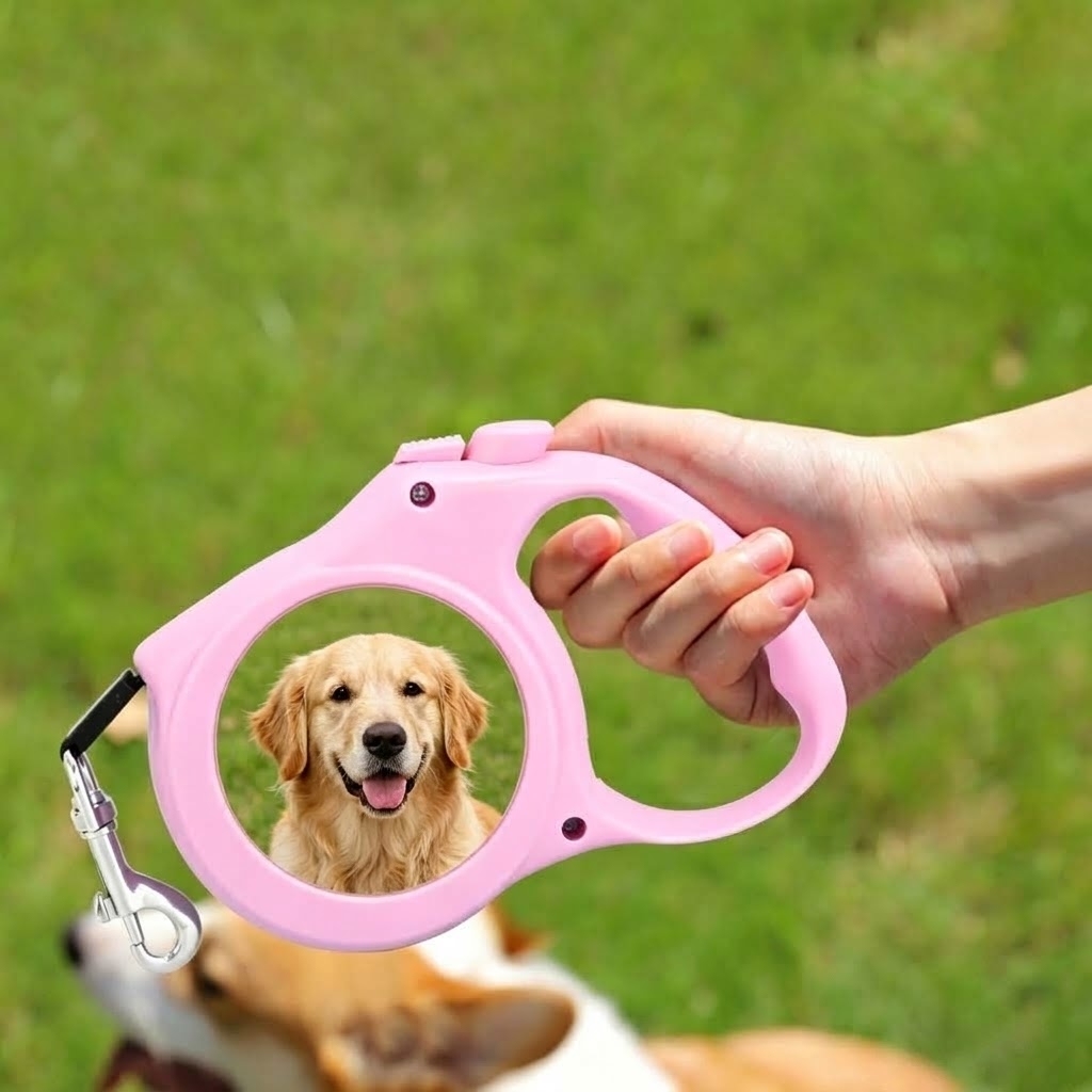 写真で作るオリジナル伸縮リード｜犬・猫用ペットリード 小型犬・中型犬対応 オーダーメイド 写真入り お散歩リード